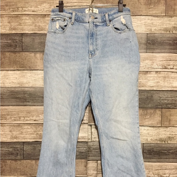 Abercrombie Fitch The 70’s Vintage Flare Ultra High Rise Jeans Women 29/8S Blue - Picture 5 of 11